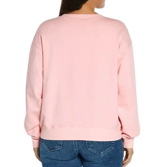 Wildfox Brunch Club Everyday Pink Graphic Crewneck Sweatshirt Size Small NWT - Picture 3 of 15